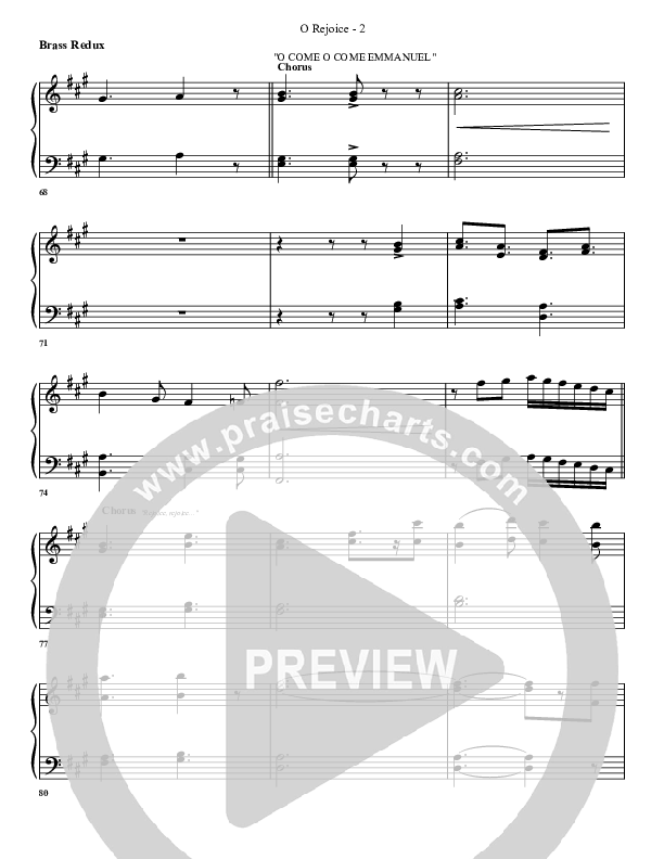 O Rejoice Synth Brass (G3 Worship)