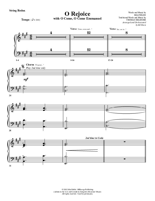 O Rejoice Synth Strings (G3 Worship)
