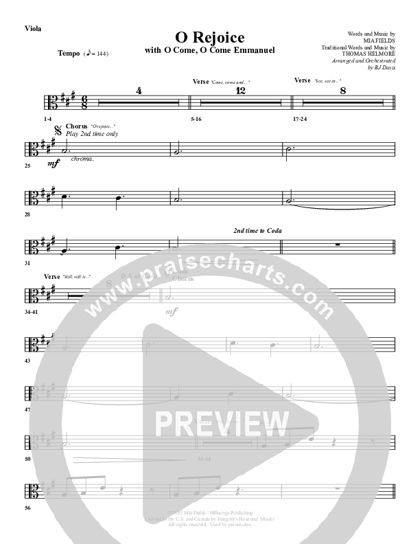 O Rejoice Viola (G3 Worship)