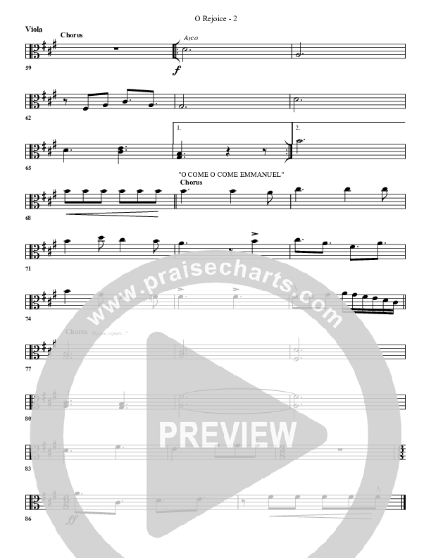 O Rejoice Viola (G3 Worship)