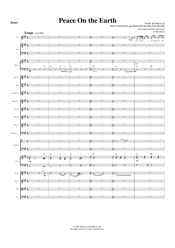 Peace On Earth Orchestration (G3 Worship)