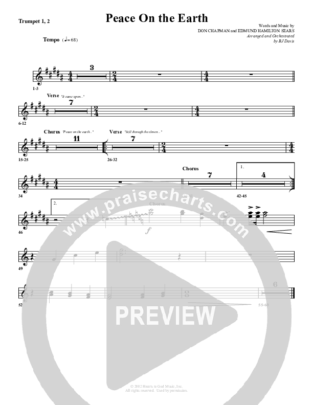 Peace On Earth Trumpet 1,2 (G3 Worship)