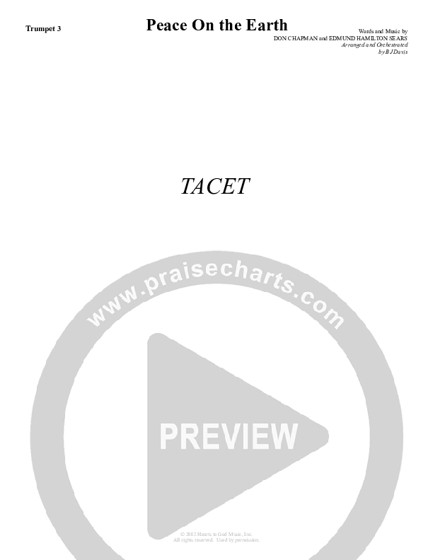 Peace On Earth Trumpet 3 (G3 Worship)