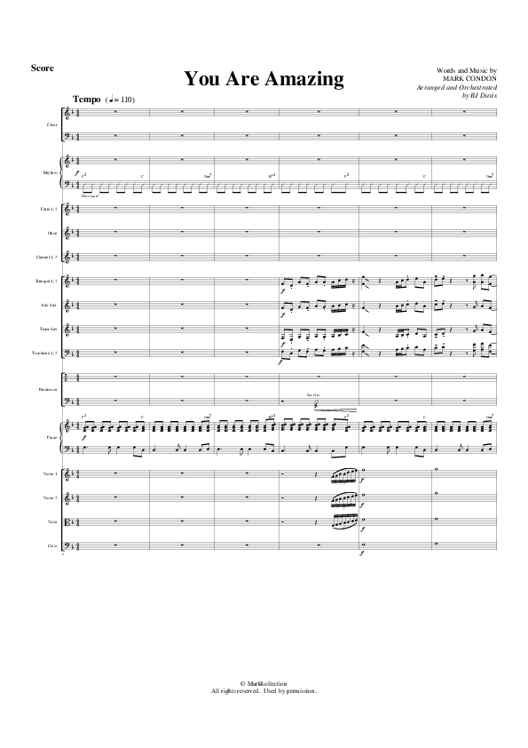 You Are Amazing Orchestration (G3 Worship)