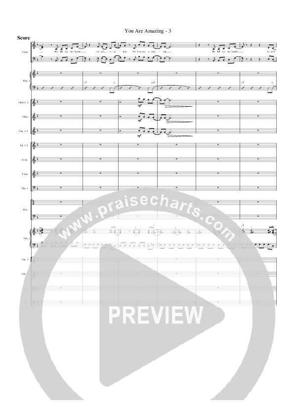 You Are Amazing Orchestration (G3 Worship)