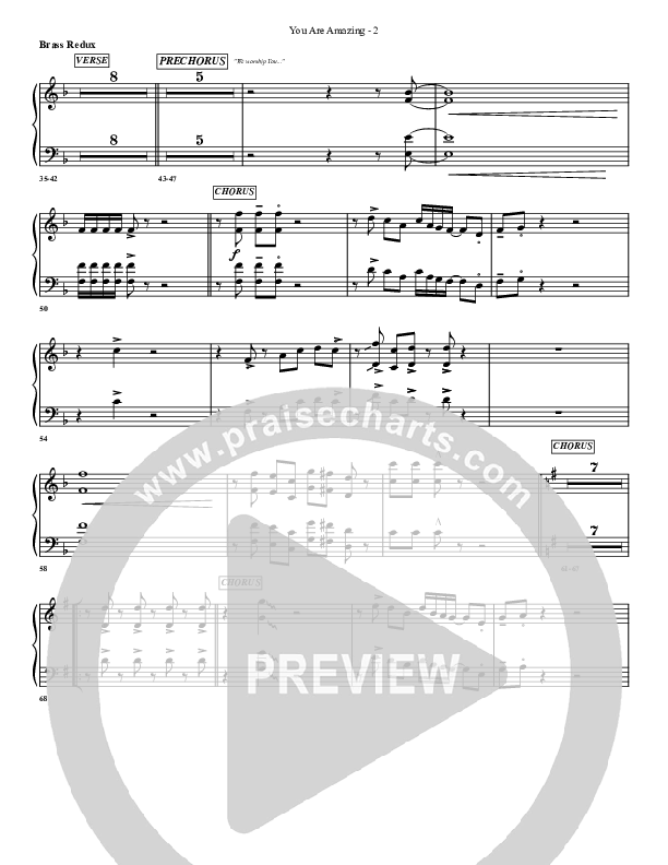 You Are Amazing Synth Brass (G3 Worship)