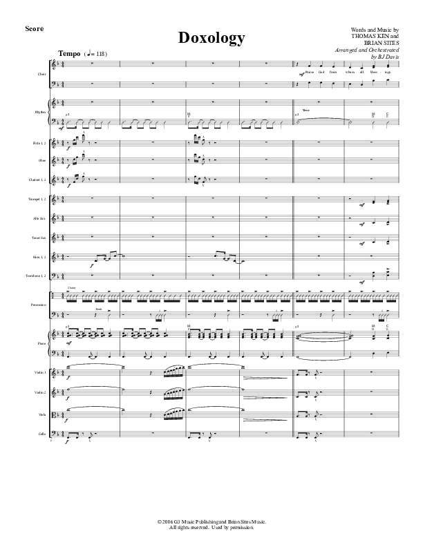 Doxology Orchestration (G3 Worship)