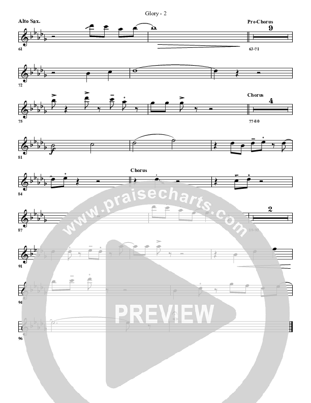Glory Alto Sax (G3 Worship)
