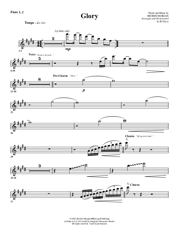 Glory Flute 1/2 (G3 Worship)