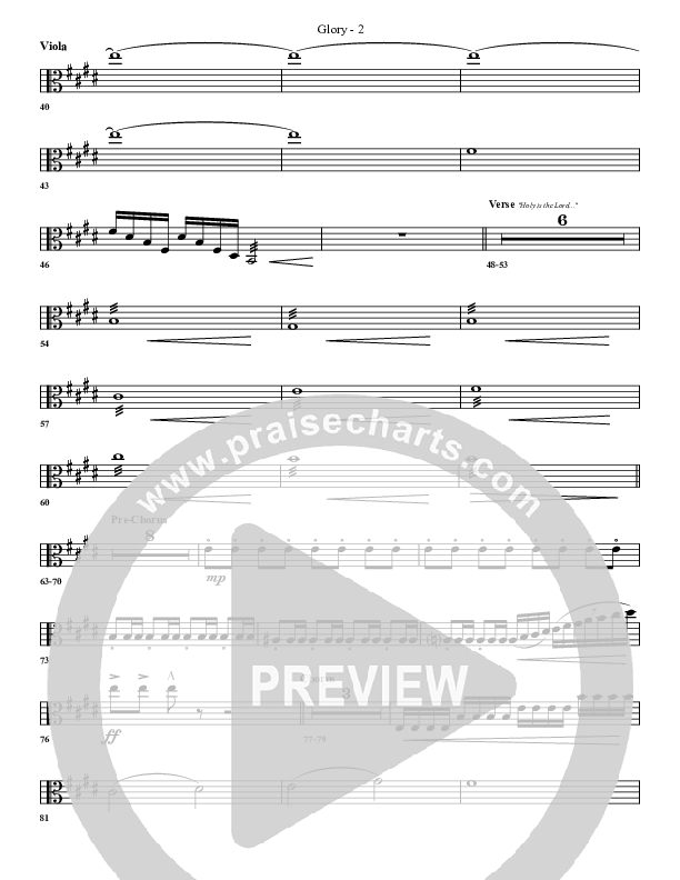 Glory Viola (G3 Worship)