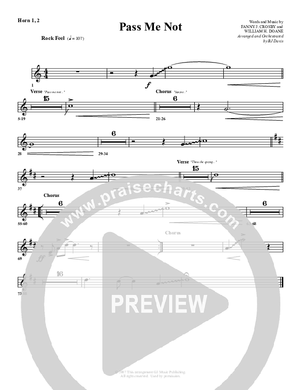 Pass Me Not French Horn 1/2 (G3 Worship)