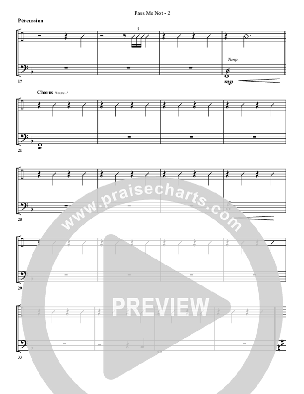 Pass Me Not Percussion (G3 Worship)