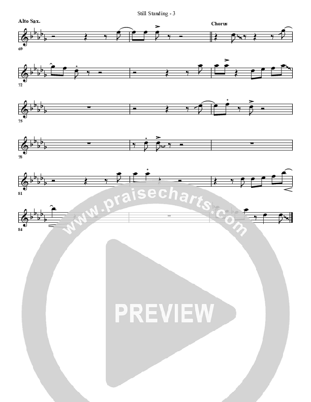 Still Standing Alto Sax (G3 Worship)