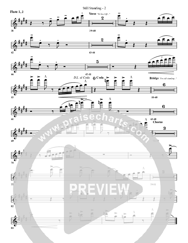 Still Standing Flute 1/2 (G3 Worship)