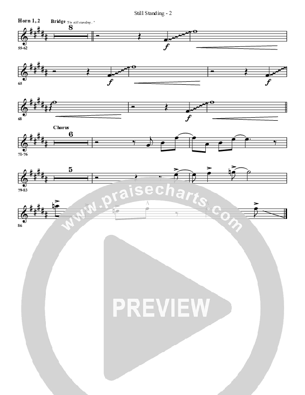 Still Standing French Horn 1/2 (G3 Worship)