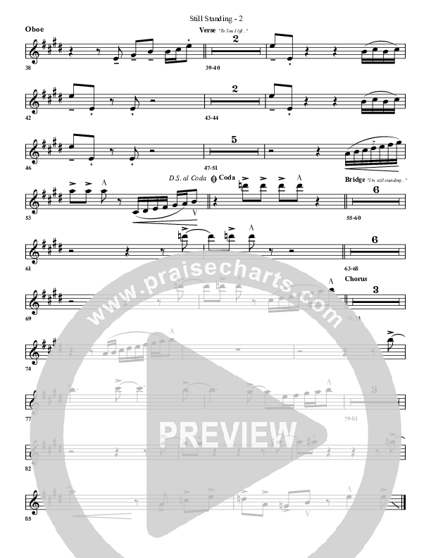 Still Standing Oboe (G3 Worship)