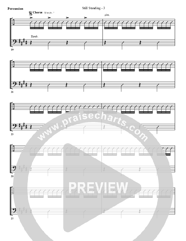 Still Standing Percussion (G3 Worship)