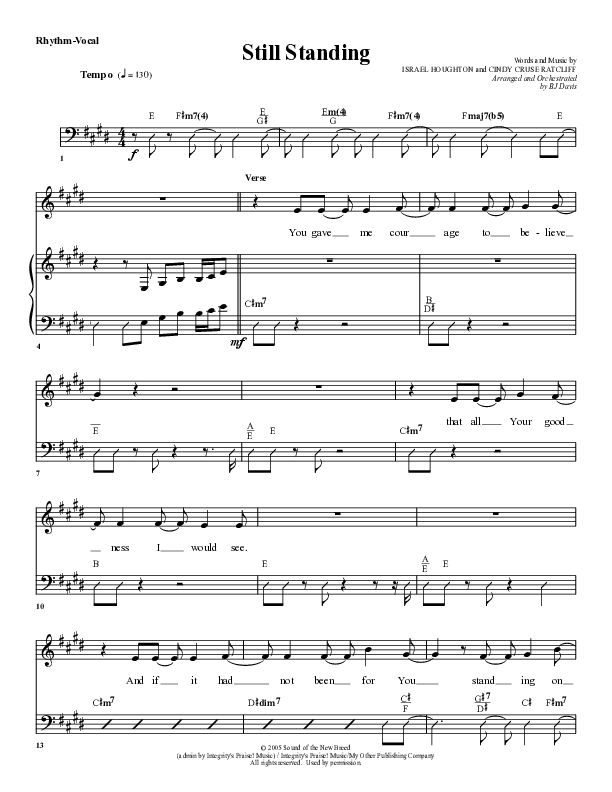 Still Standing Rhythm/Vocal (G3 Worship)