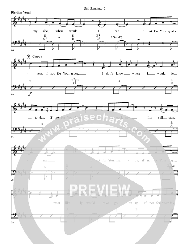 Still Standing Rhythm/Vocal (G3 Worship)