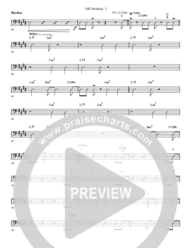 Still Standing Rhythm Chart (G3 Worship)