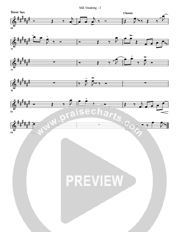 Still Standing Tenor Sax 2 (G3 Worship)