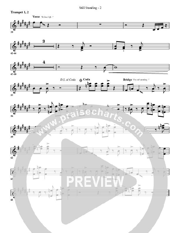 Still Standing Trumpet 1,2 (G3 Worship)
