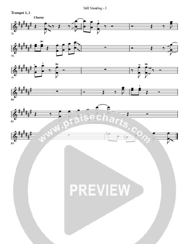 Still Standing Trumpet 1,2 (G3 Worship)