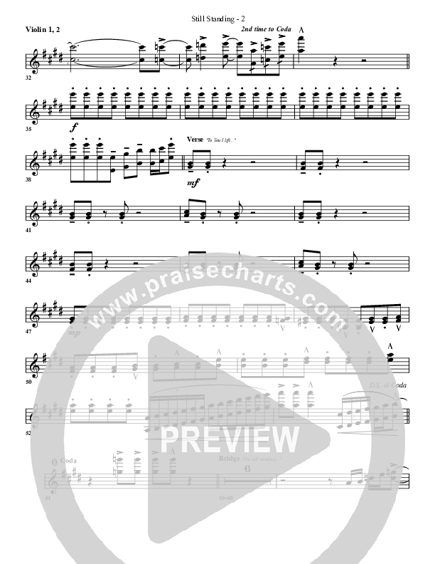Still Standing Violin 1/2 (G3 Worship)