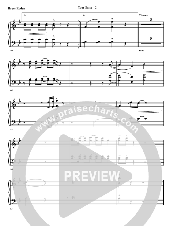 Your Name Synth Brass (G3 Worship)