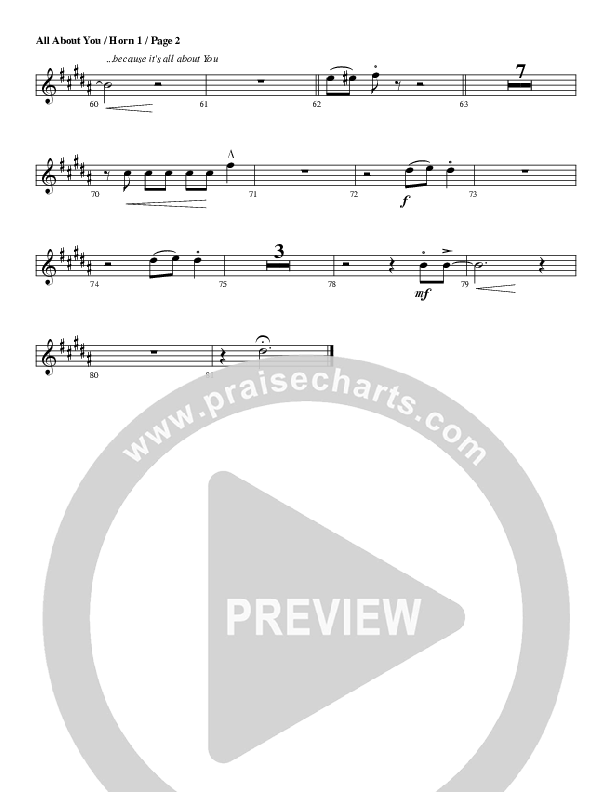 All About You French Horn 1 (G3 Worship)