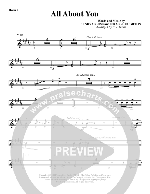 All About You French Horn 2 (G3 Worship)