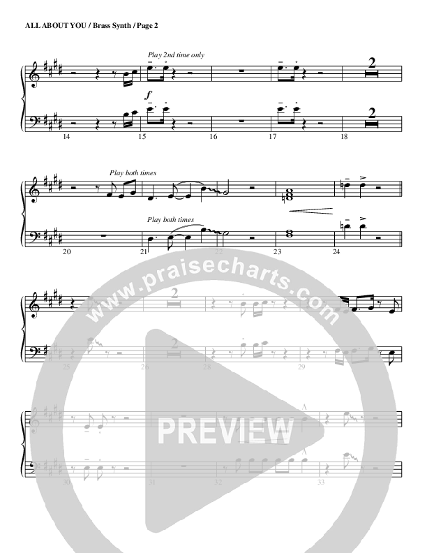 All About You Synth Brass (G3 Worship)