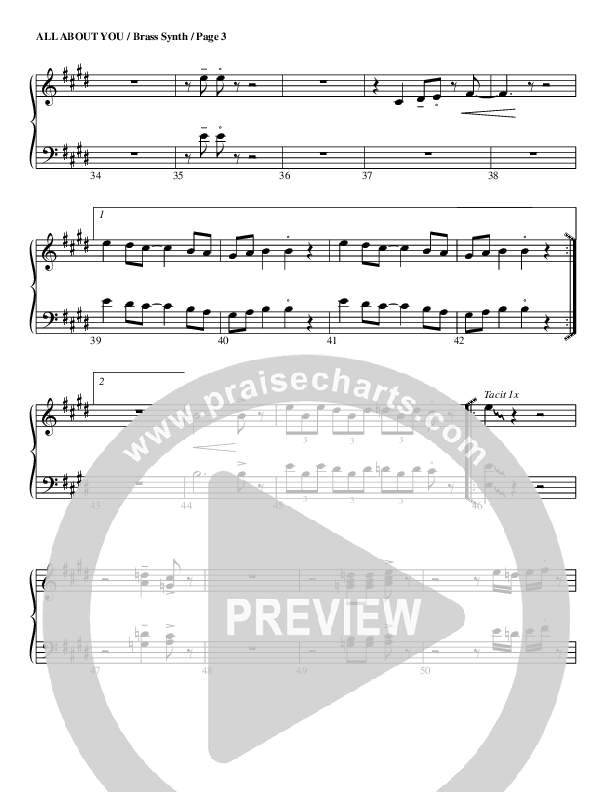All About You Synth Brass (G3 Worship)