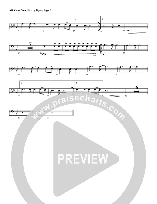 All For Love Double Bass (G3 Worship)