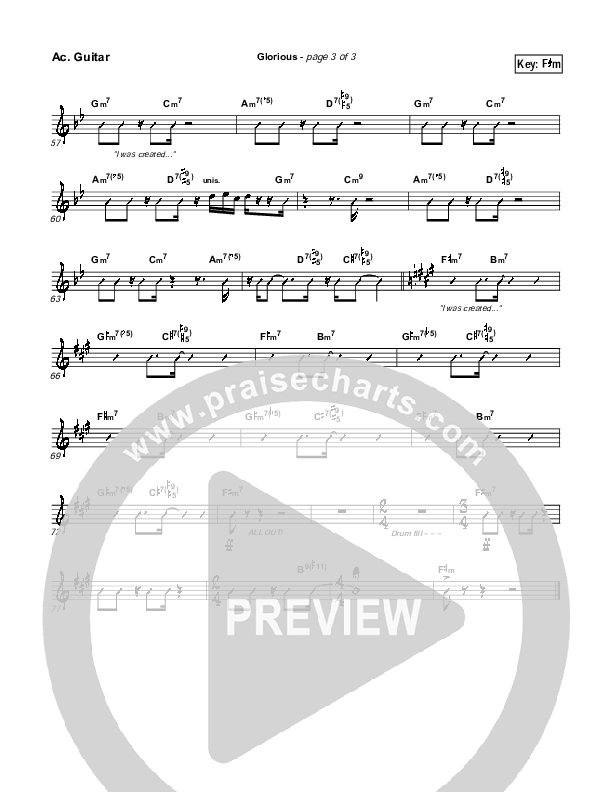 Glorious Acoustic Guitar (Martha Munizzi)