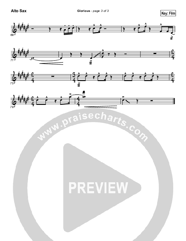 Glorious Alto Sax (Martha Munizzi)