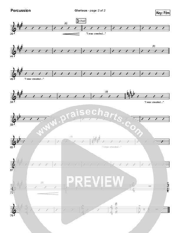 Glorious Percussion (Martha Munizzi)