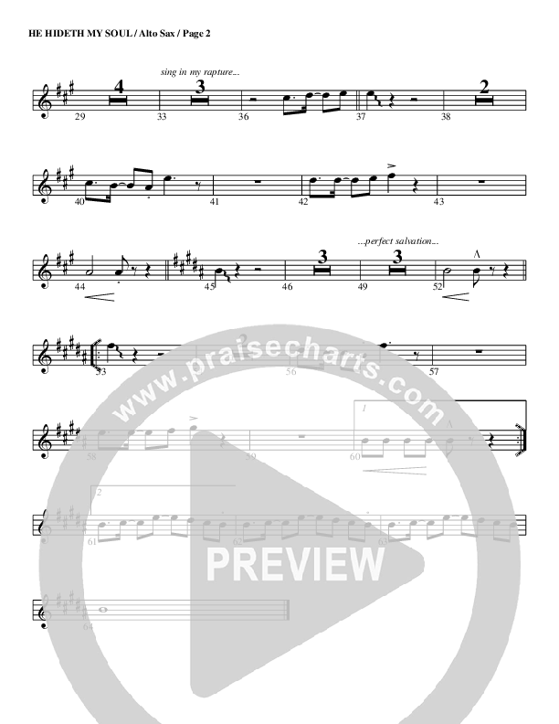 He Hideth My Soul Alto Sax (G3 Worship)