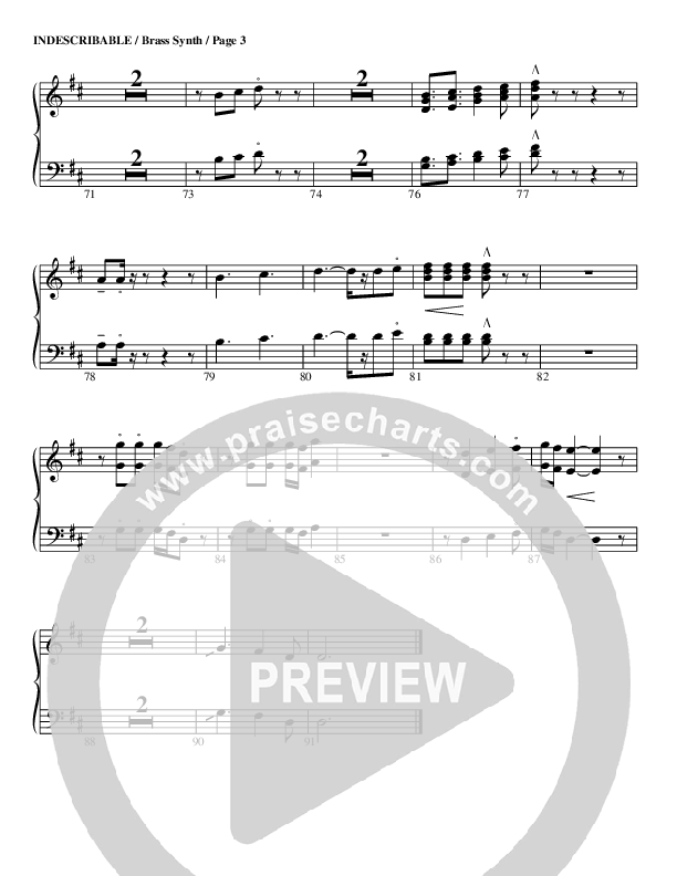 Indescribable Synth Brass (G3 Worship)