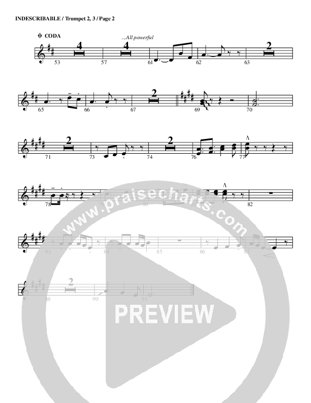 Indescribable Trumpet 2/3 (G3 Worship)