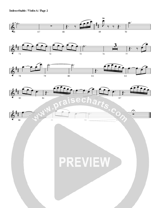 Indescribable Violin 1 (G3 Worship)