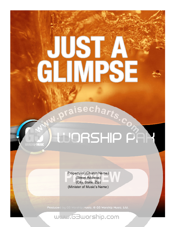 Just A Glimpse Cover Sheet (G3 Worship)