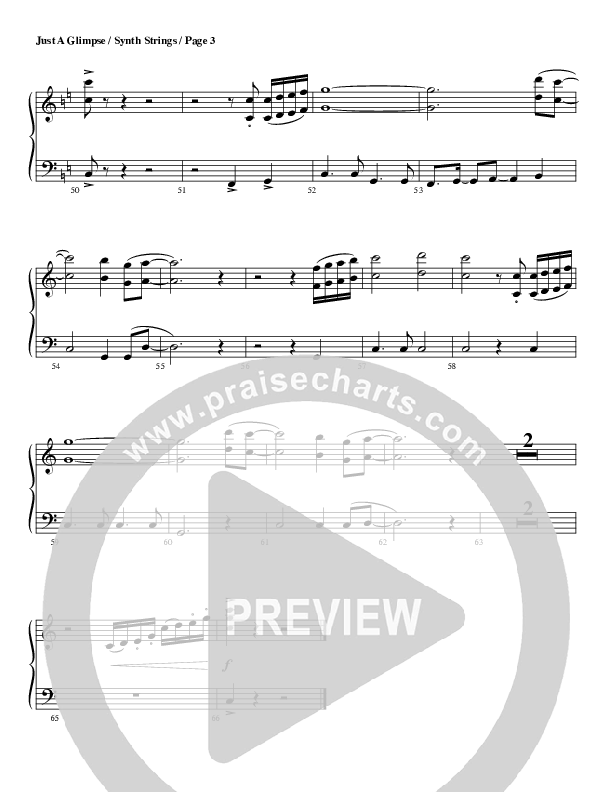 Just A Glimpse Synth Strings (G3 Worship)