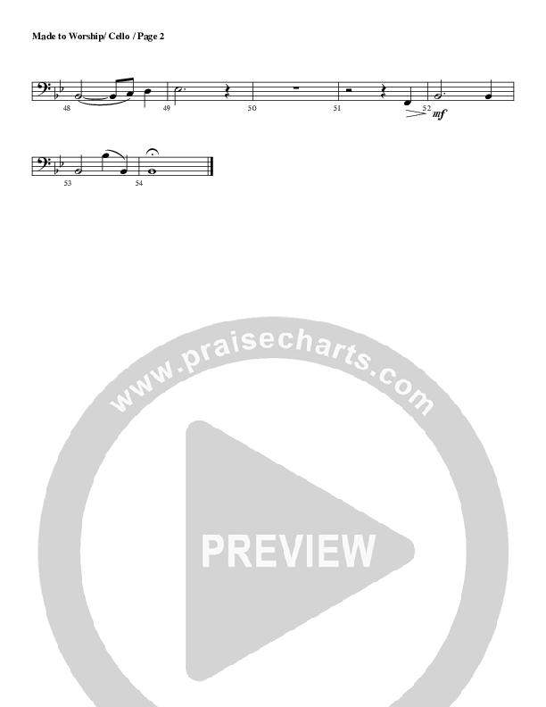 Made To Worship Cello (G3 Worship)