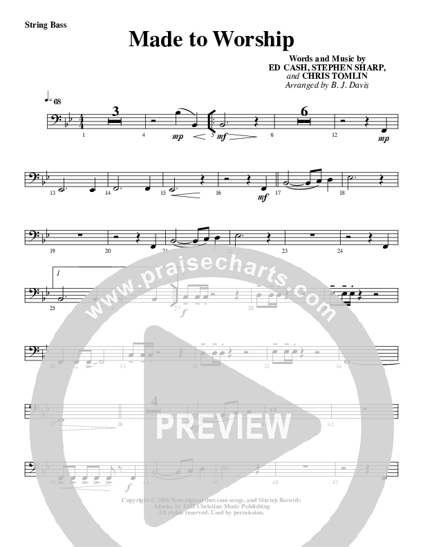 Made To Worship Double Bass (G3 Worship)