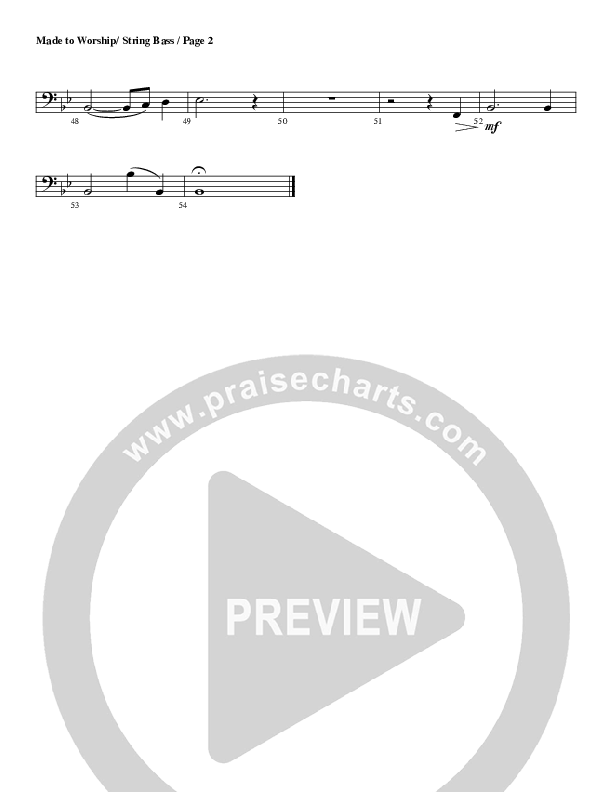 Made To Worship Double Bass (G3 Worship)