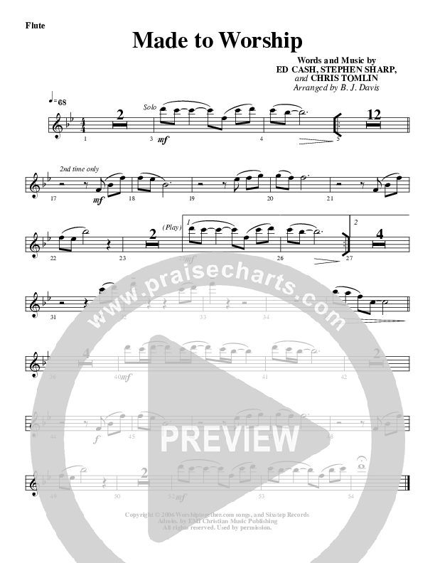 Made To Worship Flute (G3 Worship)