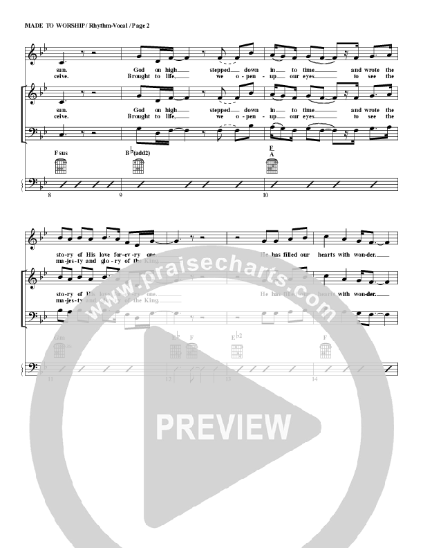 Made To Worship Rhythm/Vocal (G3 Worship)