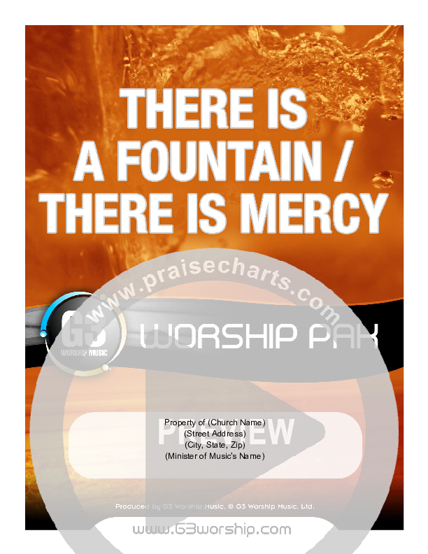 There Is A Fountain Cover Sheet (G3 Worship)