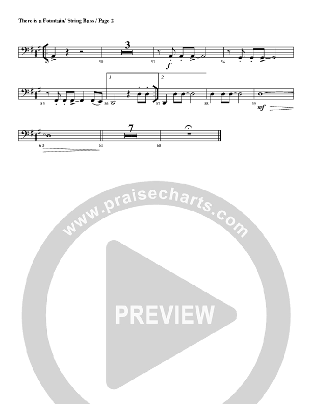 There Is A Fountain Double Bass (G3 Worship)